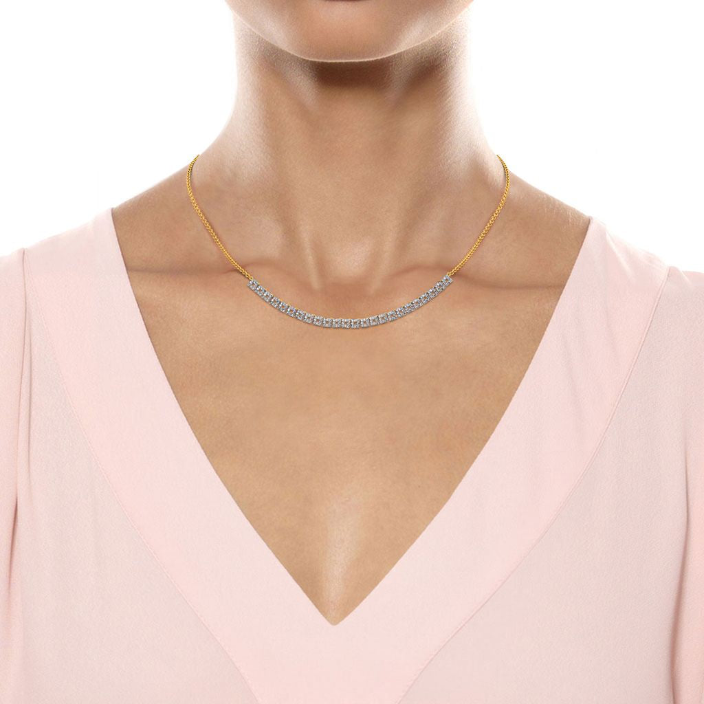 Bourgeois Vibes Diamond Necklaces
