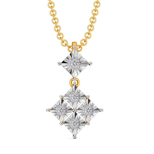 Rhomb N Razzle Diamond Pendants