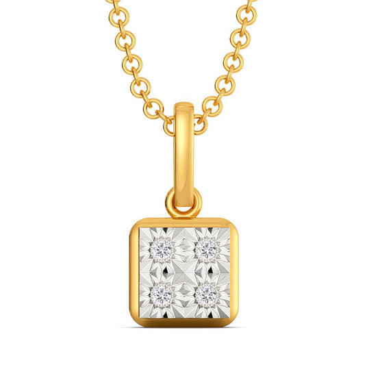Boxy Banter Diamond Pendants