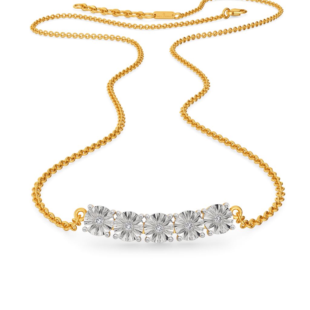 Twinkle Orbs Diamond Necklaces