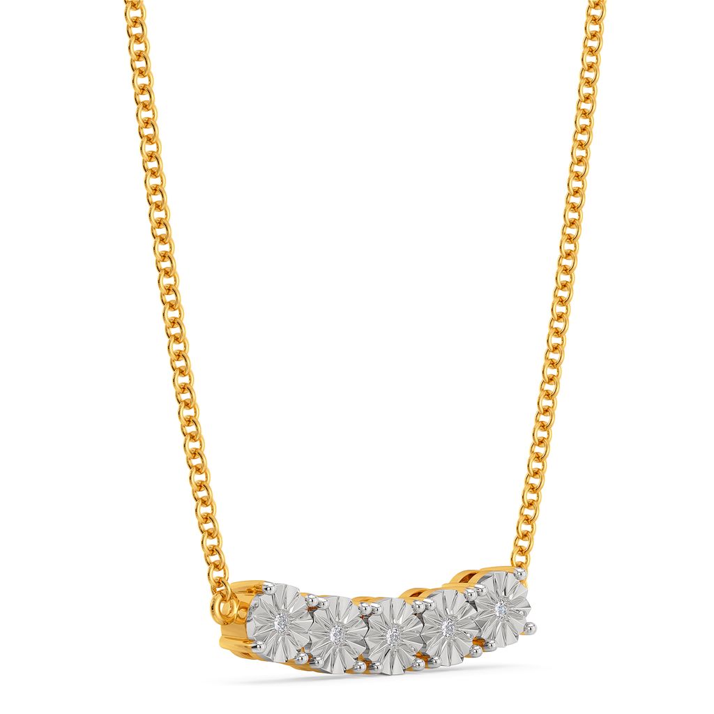 Twinkle Orbs Diamond Necklaces