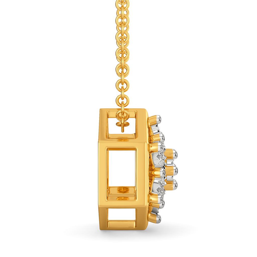 Ringed Radiance Diamond Pendants