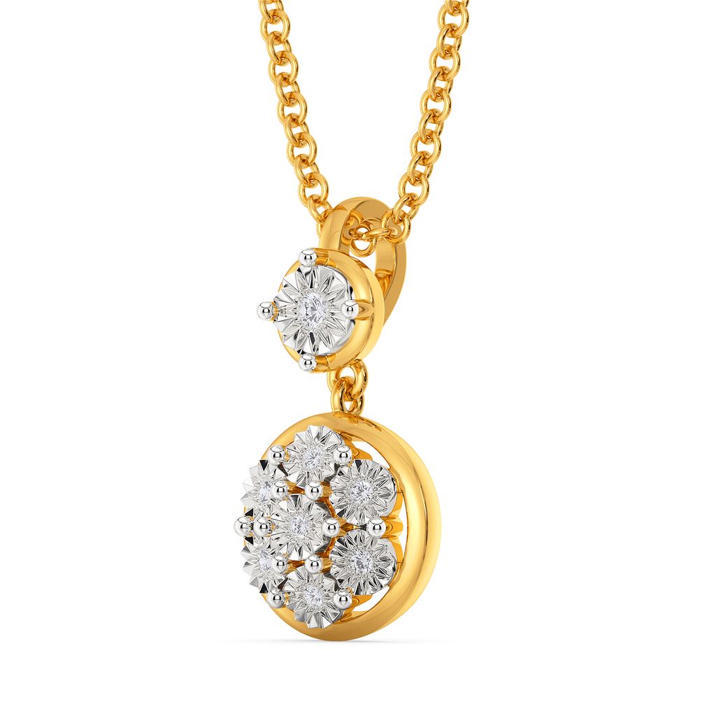 Dazzle N Loop Diamond Pendants