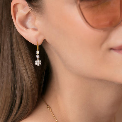 Glint A Flair Diamond Earrings