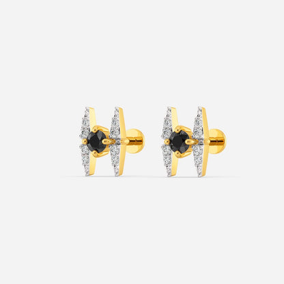 Into the Night Diamond Earrings