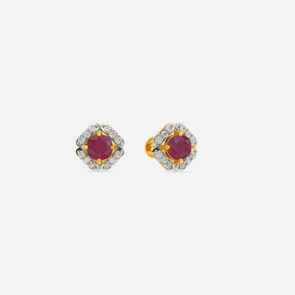 Ruby Ride Diamond Earrings