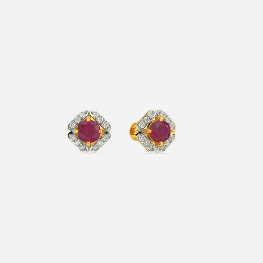 Ruby Ride Diamond Earrings