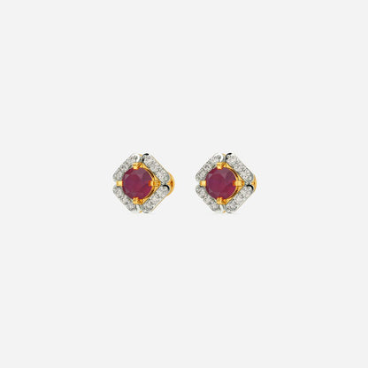 Ruby Ride Diamond Earrings