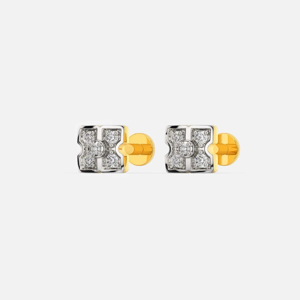Double Trouble Diamond Earrings