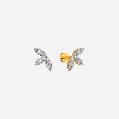 Blinging Petals Diamond Earrings