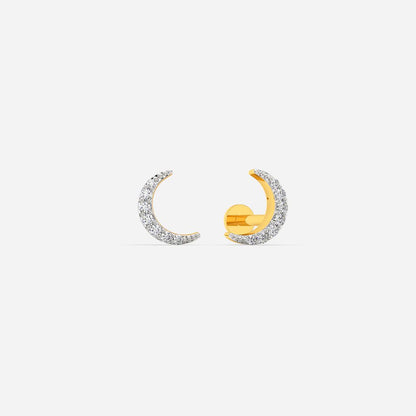 Talking to the Moon Diamond Earrings