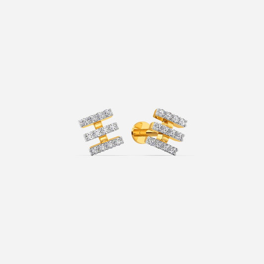 Thrice the Drama Diamond Earrings