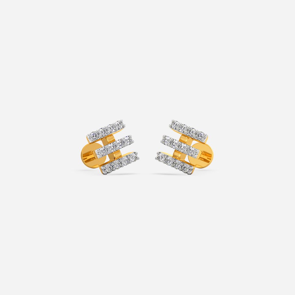Thrice the Drama Diamond Earrings