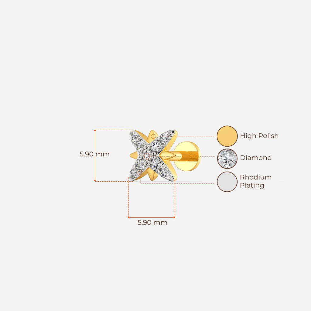 Starry Charade Diamond Earrings