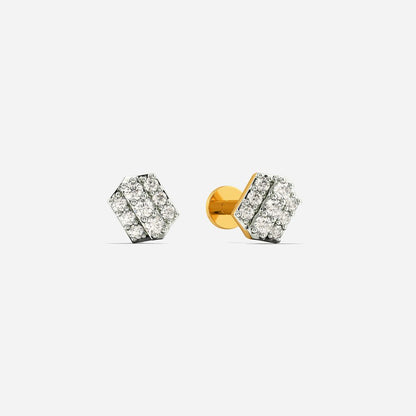 Spotted N Dotted Diamond Earrings