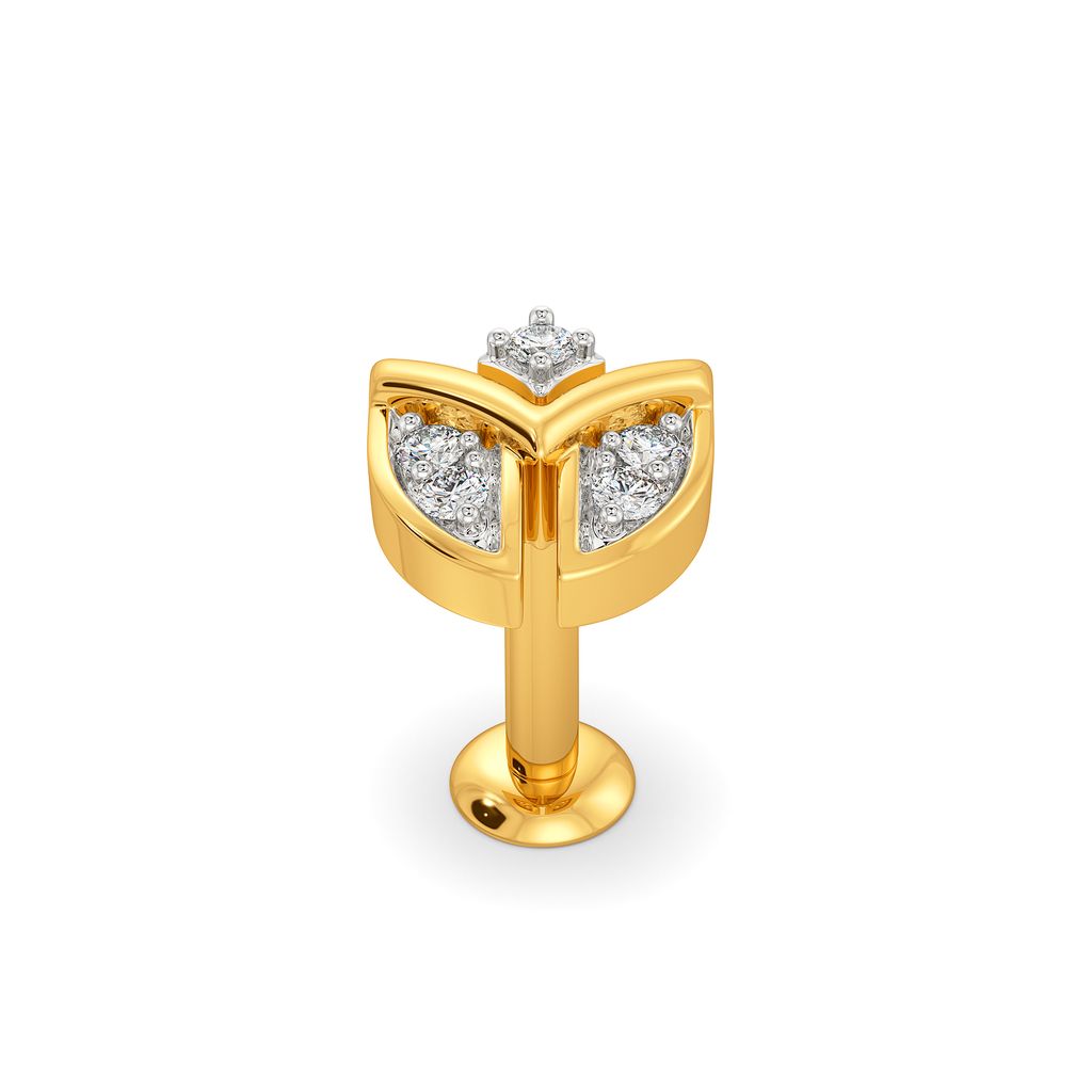 Bold Foretold Diamond Nose Pins