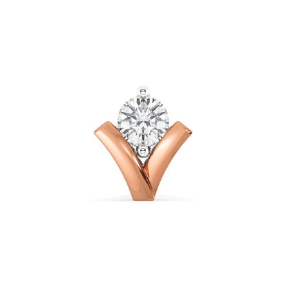 V for Vacay Diamond Nose Pins