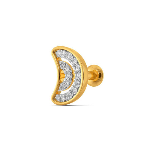 Moon Swoon Diamond Nose Pins