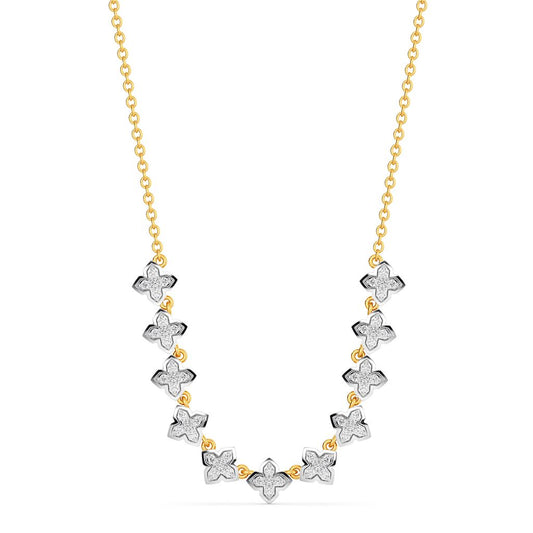 Flower Hour Diamond Necklaces