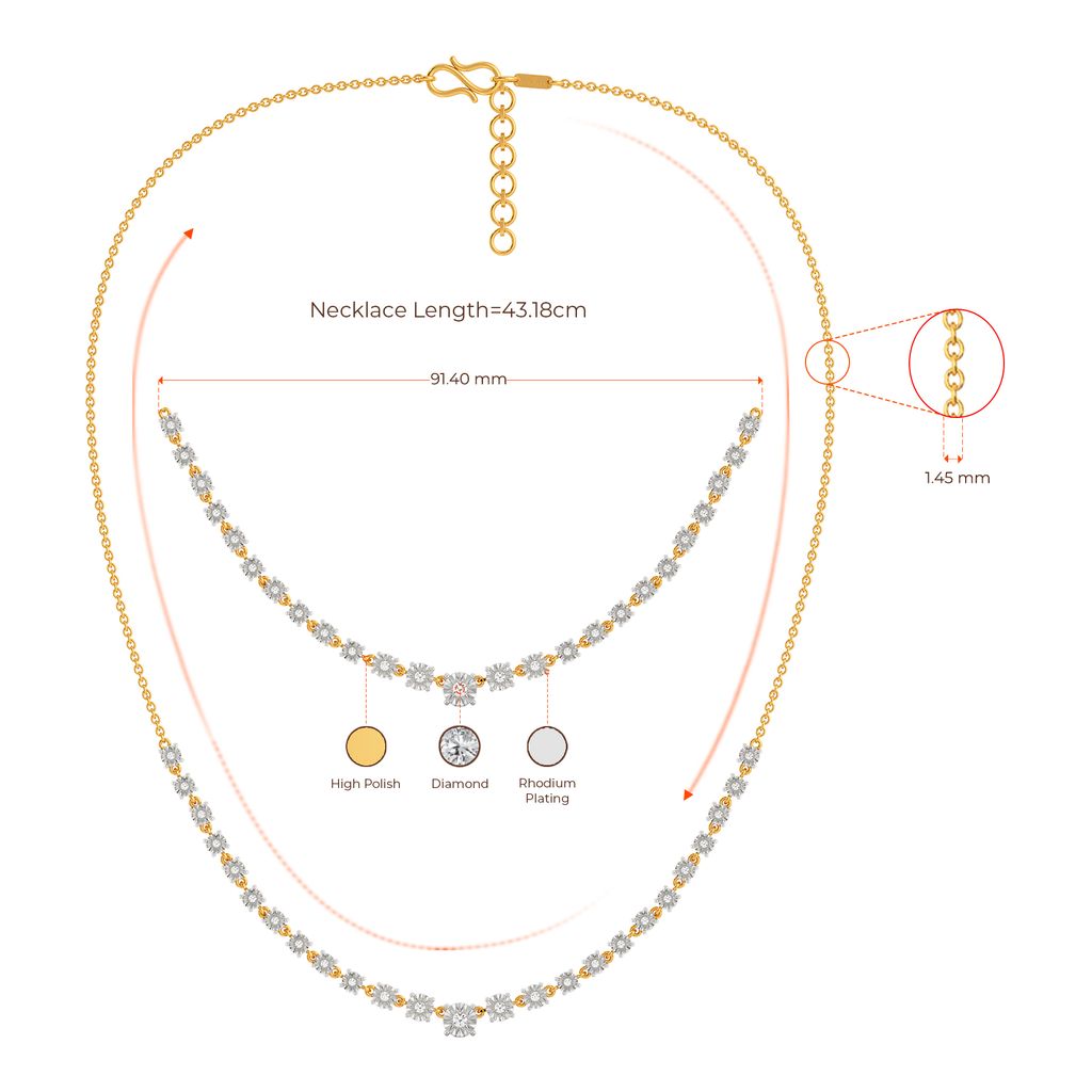 Sparkle Delight Diamond Necklaces