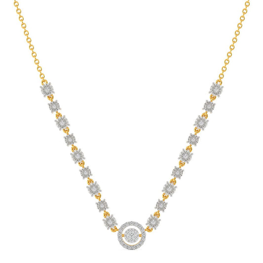 Wink A Wheel Diamond Necklaces