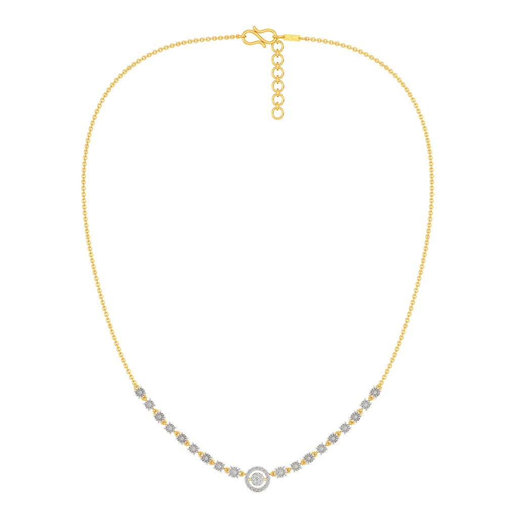 Wink A Wheel Diamond Necklaces