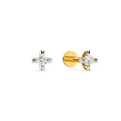 Four Story Diamond Earrings