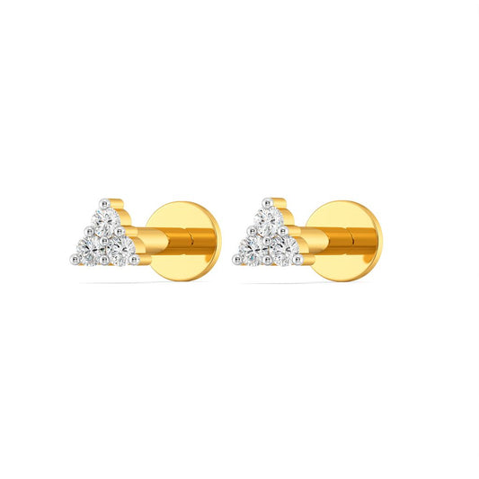 Me Three Diamond Earrings