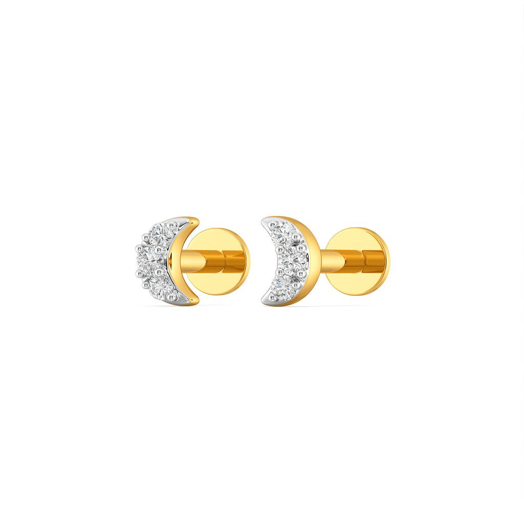 Moon Magic Diamond Earrings