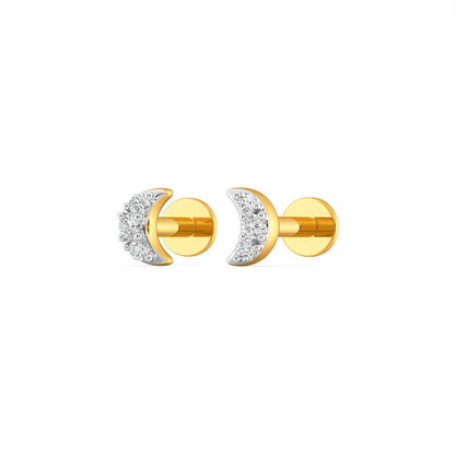 Moon Magic Diamond Earrings