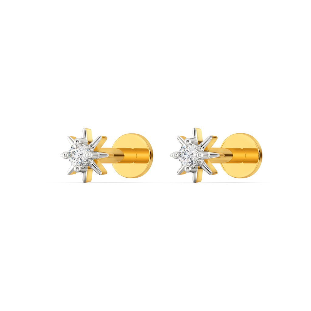 Star Power Diamond Earrings