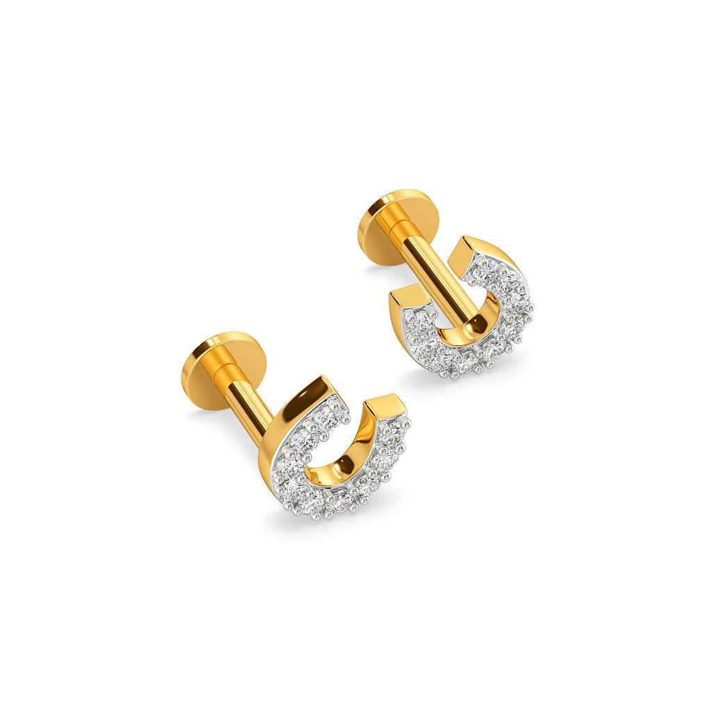 Rider Strides Diamond Earrings