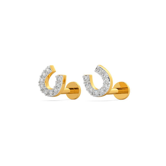 Rider Strides Diamond Earrings