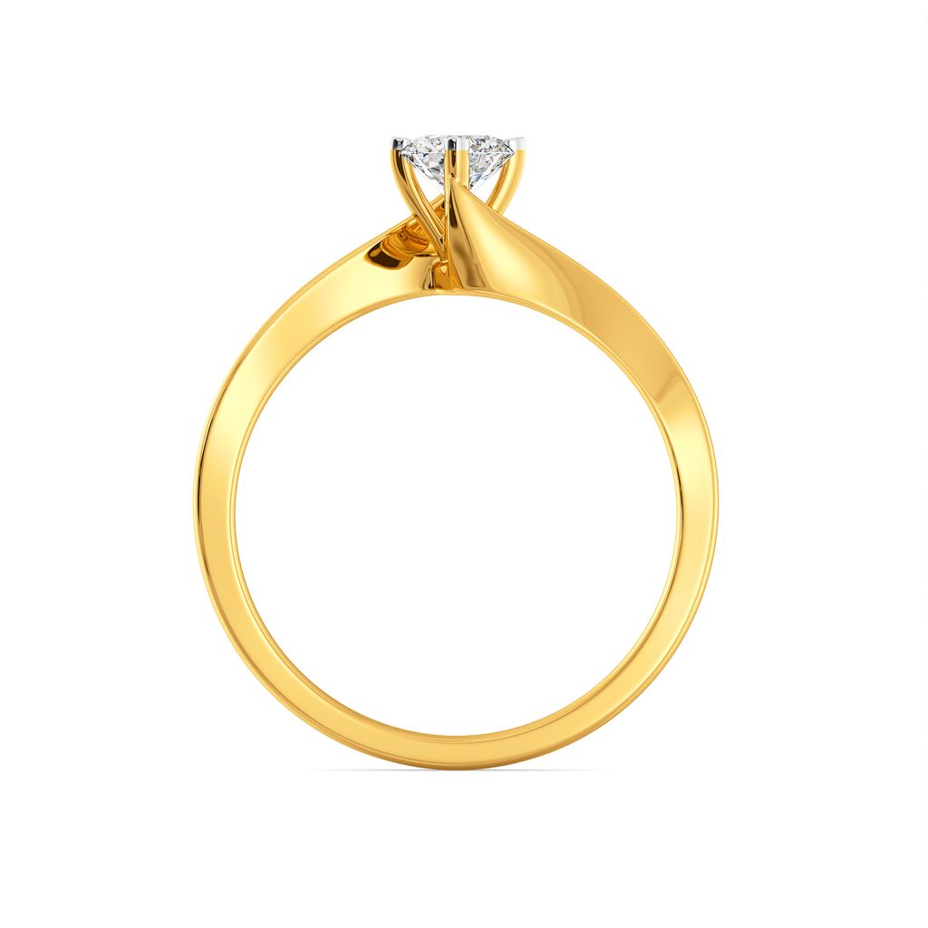 Waves of Love Diamond Rings