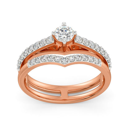 Double Dote Diamond Rings