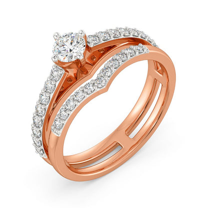 Double Dote Diamond Rings