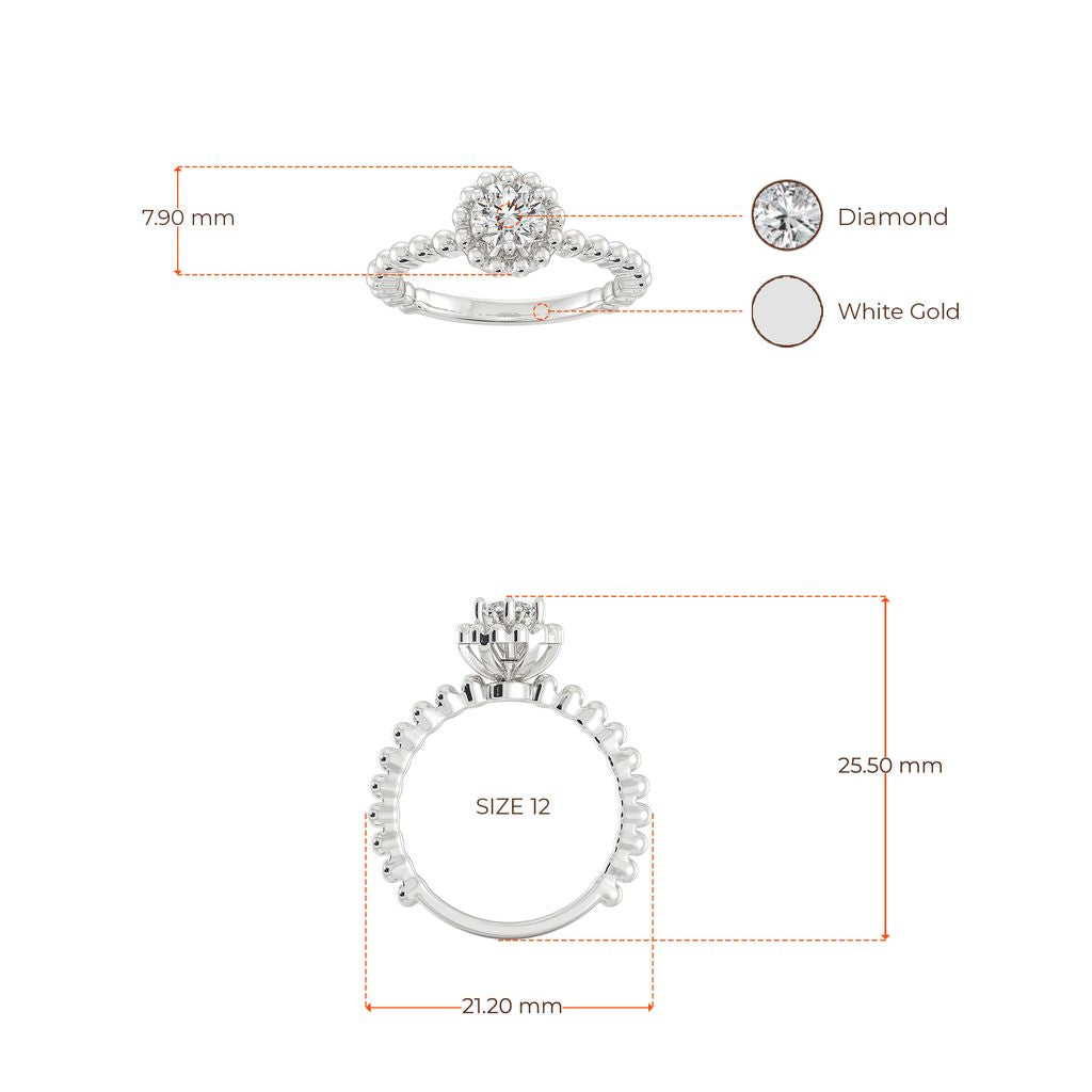 Beads of Romance Diamond Rings
