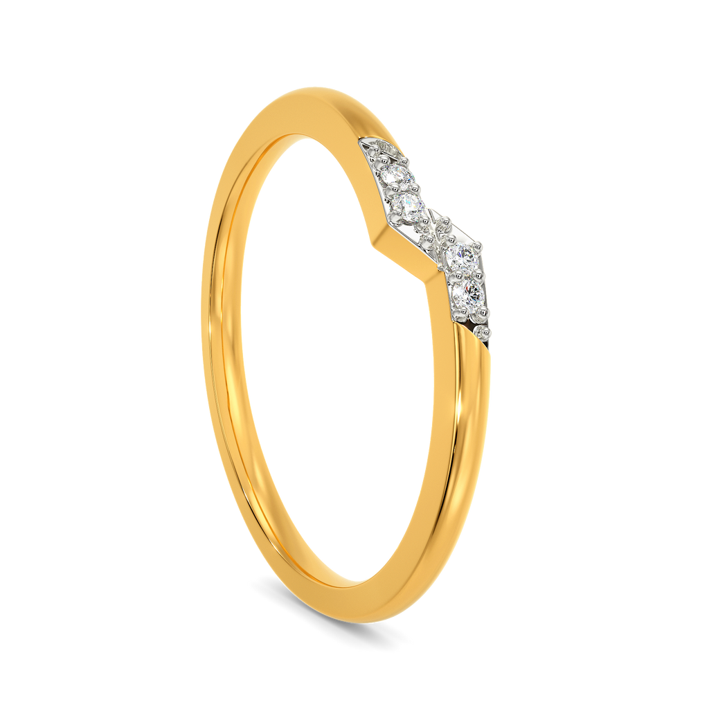 Crossy Nods Diamond Rings