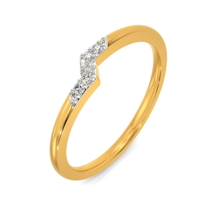 Crossy Nods Diamond Rings