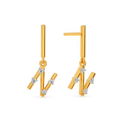 Never Back Down Diamond Earrings