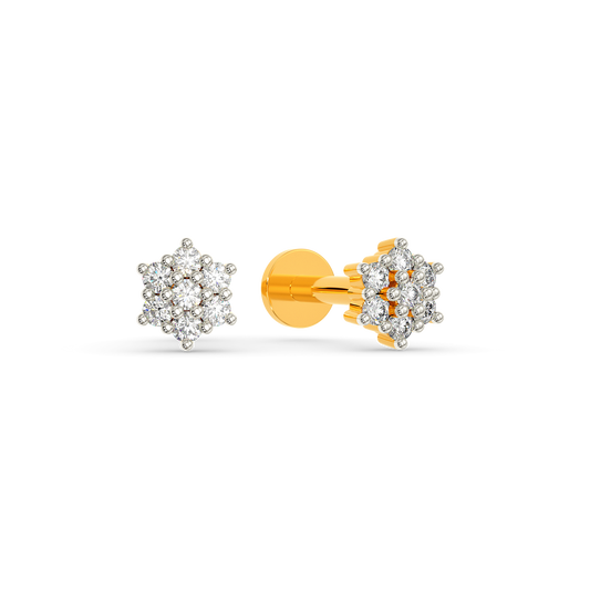 Star Dust Diamond Earrings