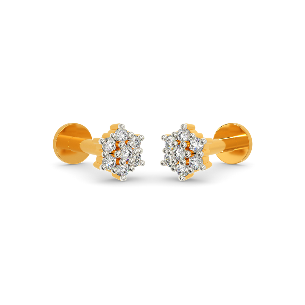 Star Dust Diamond Earrings
