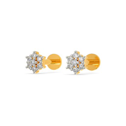 Star Dust Diamond Earrings