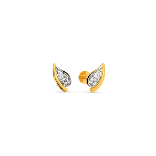 Leafy Love Diamond Earrings