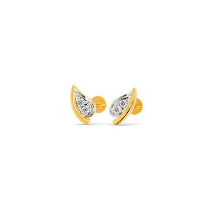 Leafy Love Diamond Earrings