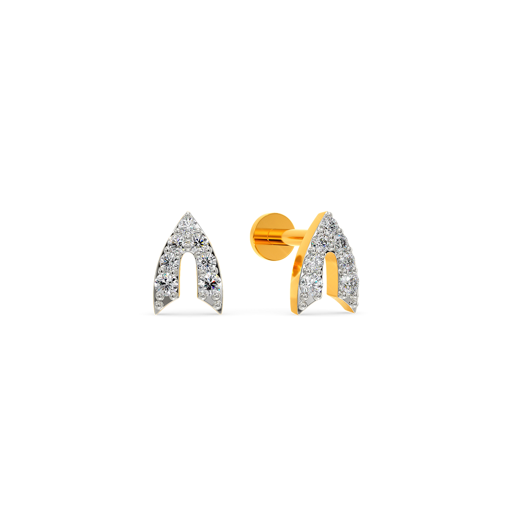 Fish Me Out Diamond Earrings