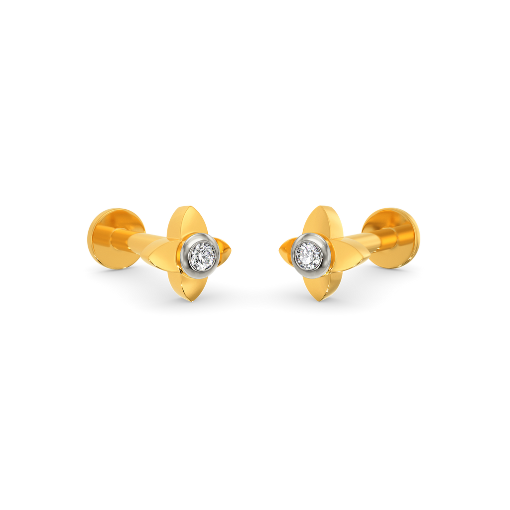 Florid Diamond Earrings
