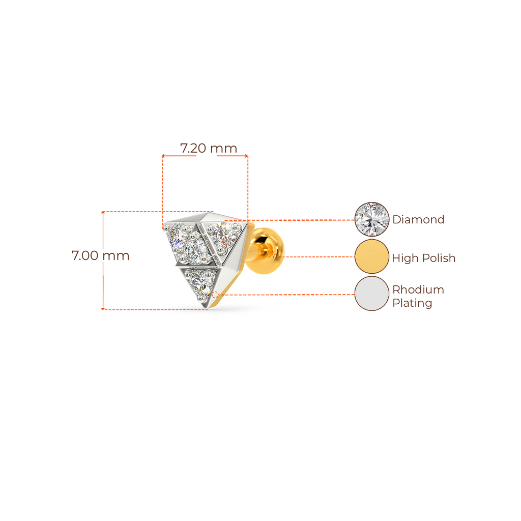 Tale Of Stars Diamond Nose Pins