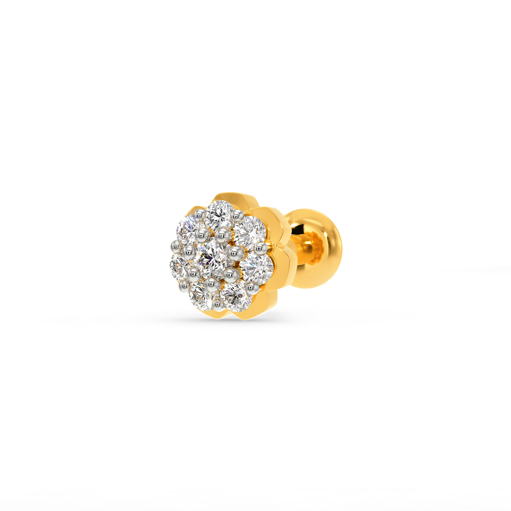 A Hundred Universe Diamond Nose Pins