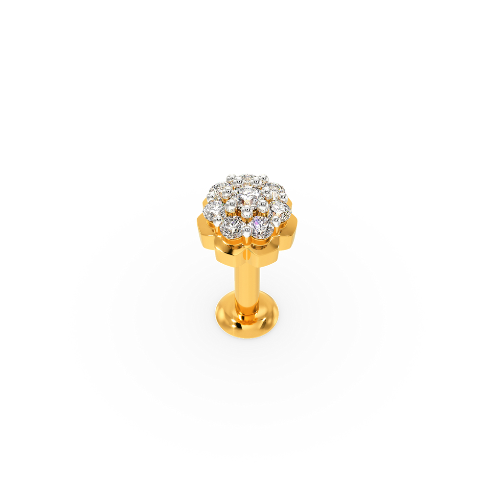 A Hundred Universe Diamond Nose Pins